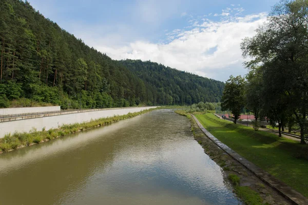 Řeka Poprad Piwniczna Zdrj — Stock fotografie