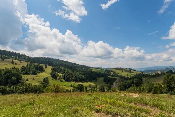 View Beskid Sdecki Poland — Stock fotografie