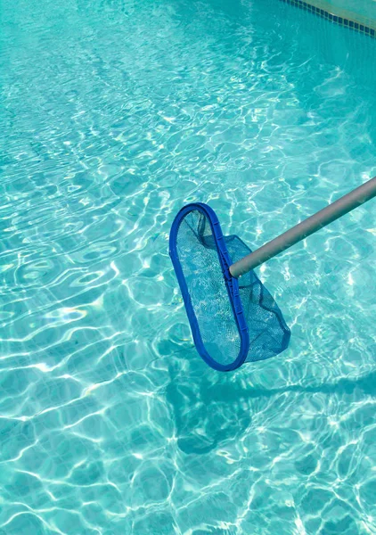 Limpieza Piscinas Aire Libre Cuidado Baños Natación — Foto de Stock