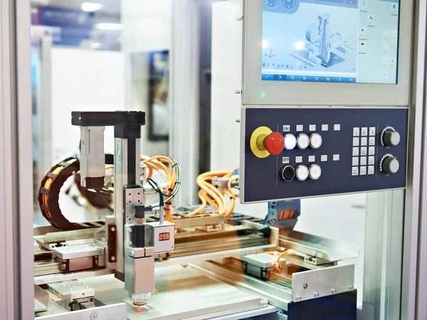 Máquina Cnc Para Corte Por Láser Alta Velocidad Metal — Foto de Stock