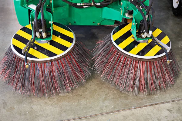 Brushes Small Street Cleaning Equipment — Stock Photo, Image