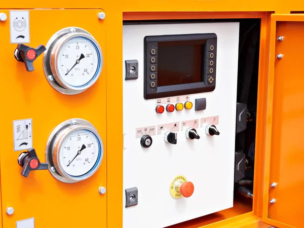Control Panel Drilling Rig Manometer — Stock Photo, Image