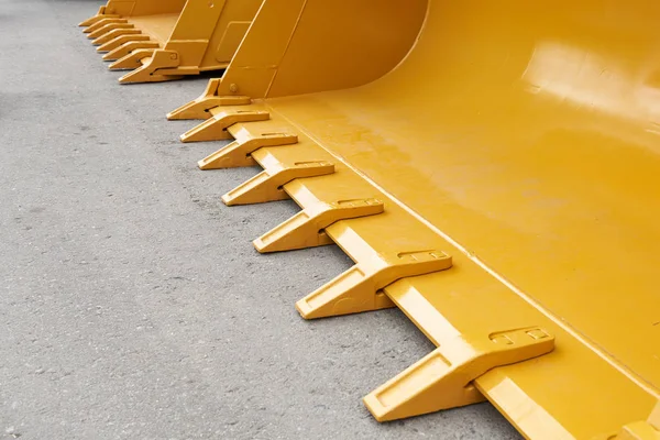 Two New Front Loader Buckets Stock Photo