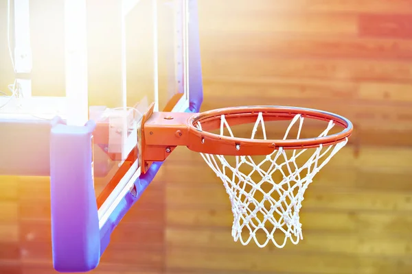 Basketbol Sepeti Spor Salonunda — Stok fotoğraf