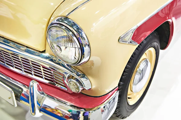 Headlight Bumper Old Retro Car — Stock Photo, Image