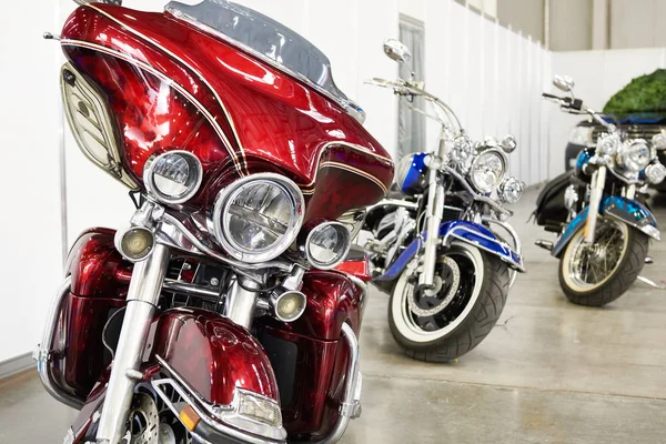 Motorcyklar Kryssare Utställningen — Stockfoto