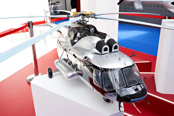 Modell Des Hubschraubers Auf Der Ausstellung — Stockfoto