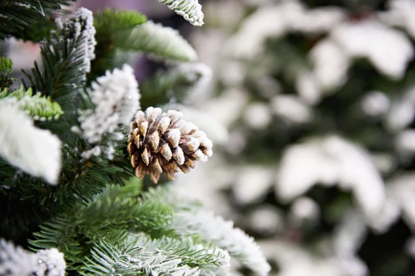 Cone Decorative Artificial Christmas Tree — Stock Photo, Image