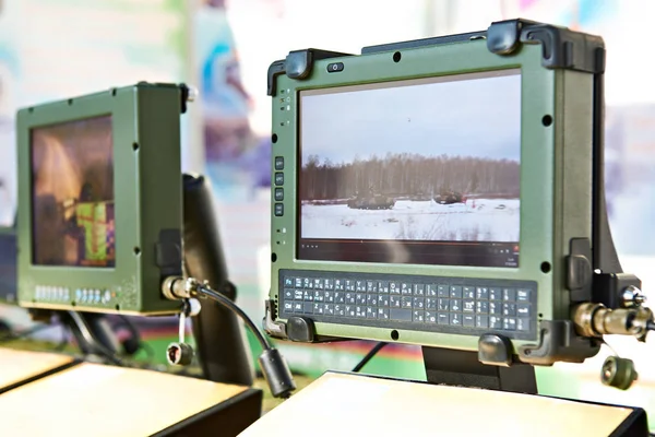 Skyddade Tablet Datorer För Industri Och Militära Ändamål — Stockfoto