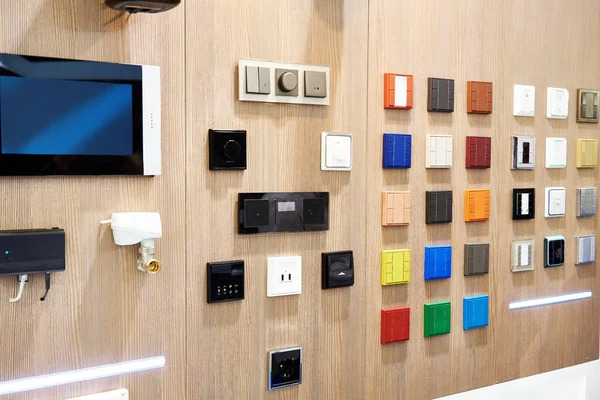 Lighting Switches Smart Home Store — Stock Photo, Image