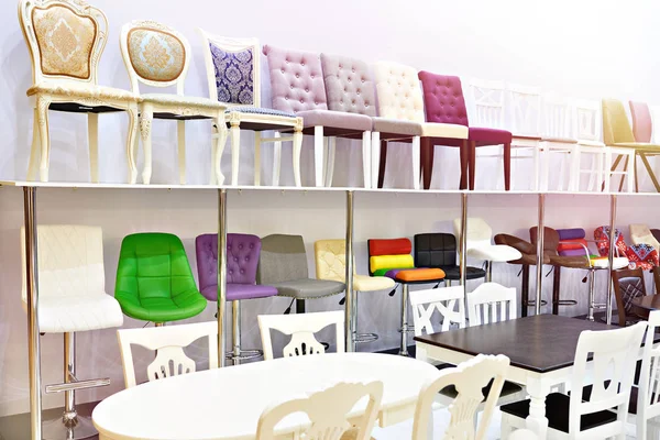 Sandalye mobilya mağazası — Stok fotoğraf