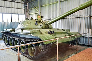 Soviet medium tank T-62 clipart