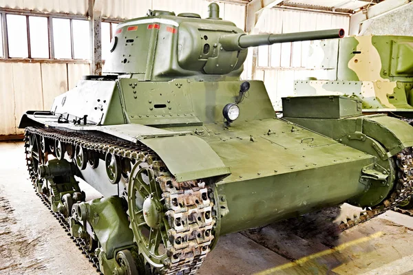 Soviet light infantry tank T-26 — Stock Photo, Image
