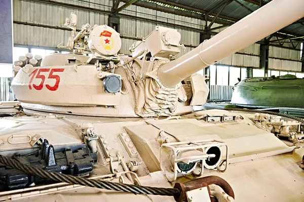 Torre soviética tanque médio T-55AM — Fotografia de Stock