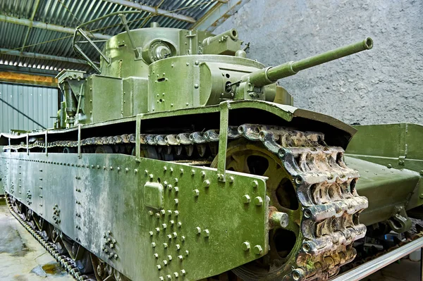 Sovětská víceproudová těžká nádrž T-35 1935 — Stock fotografie