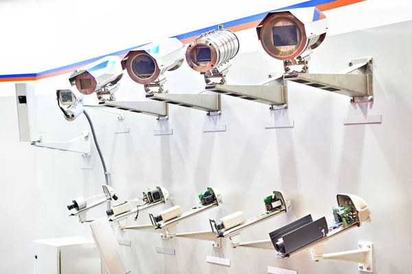 Câmeras de CCTV com tampa térmica — Fotografia de Stock