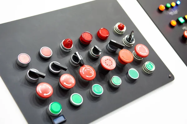 Κουμπιά για πάνελ ελέγχου για ηλεκτρικές — Φωτογραφία Αρχείου