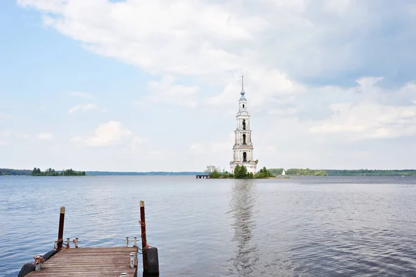 Campanile della cappella a Kalyazin — Foto Stock