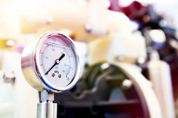 Pressure Gauge Liquid — Stock Photo, Image