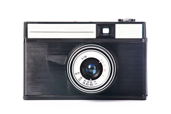 Rangefinder Kamera Retro Isolerad Vit — Stockfoto