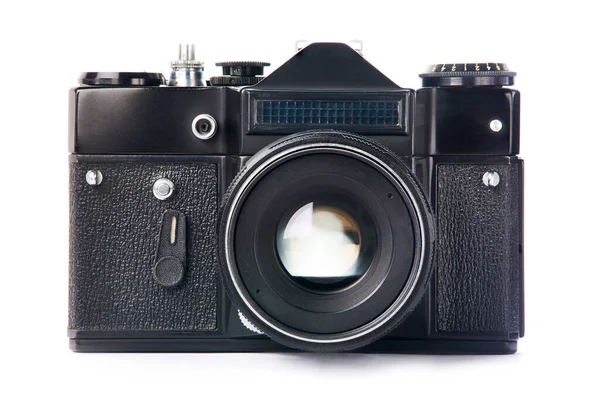 Spiegelreflexkamera Retro Isoliert Weiß — Stockfoto