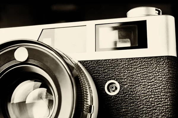 Vintage Entfernungsmesser Fotokamera 35Mm Film — Stockfoto