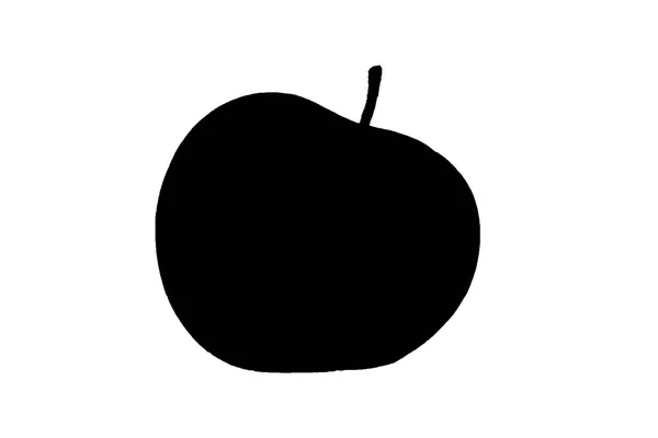 Jabłko izolowane na białym tle — Zdjęcie stockowe