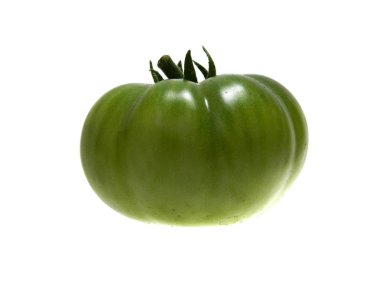 Beyaz arkaplanda izole edilmiş domates