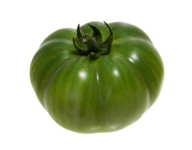 Beyaz arkaplanda izole edilmiş domates