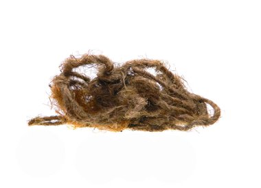 beyaz arkaplanda izole edilmiş ip