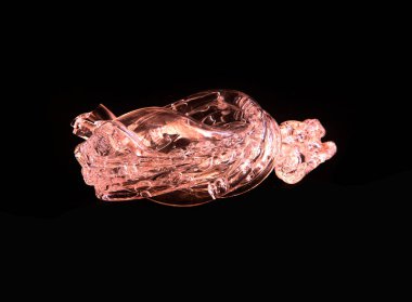 Beyaz arkaplanda izole edilmiş kurumuş silikon