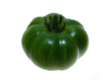 Beyaz arkaplanda izole edilmiş domates