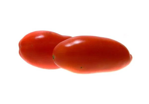 흰 바탕에 토마토를 분리 한 모습 — 스톡 사진