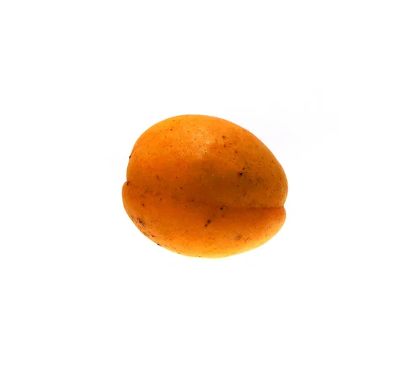 Meruňka izolované na bílém pozadí — Stock fotografie