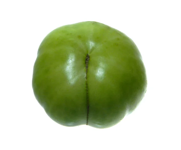 Tomate aislado sobre fondo blanco — Foto de Stock