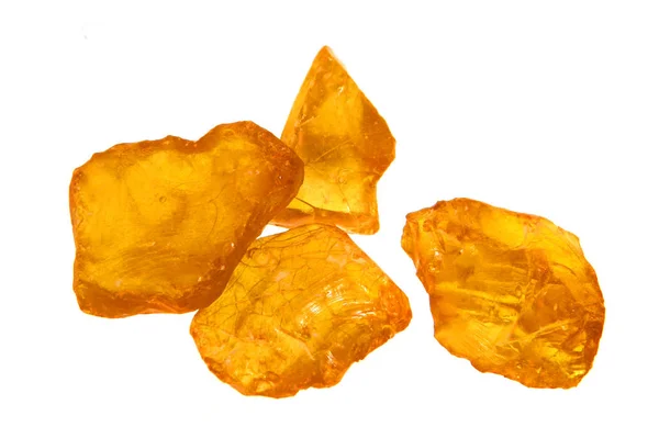 beyaz arkaplanda reçine izole