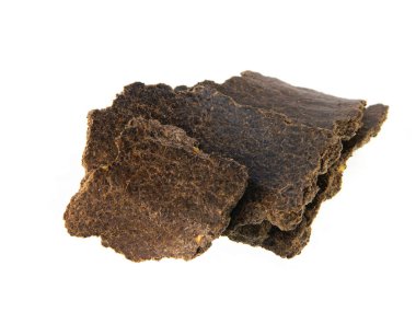 Sıkılmış tohumlar beyaz arkaplanda izole edildi