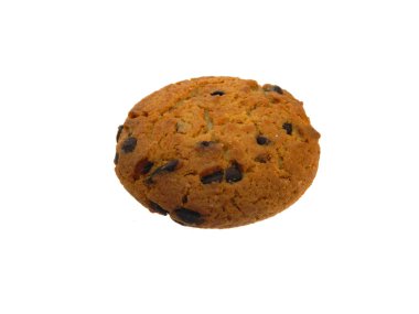 Beyaz arkaplanda izole edilmiş zencefilli ekmek