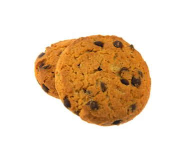 Beyaz arkaplanda izole edilmiş zencefilli ekmek