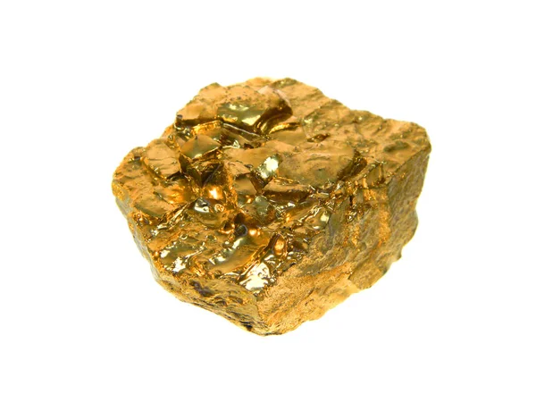 Gold isolated on white background — Stock Photo, Image