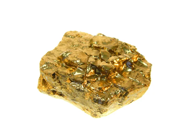 Gold isolated on white background — Stock Photo, Image