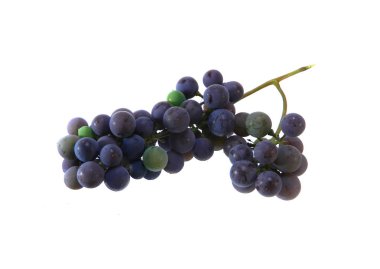 Üzüm Beyaz Arkaplanda İzole Edildi