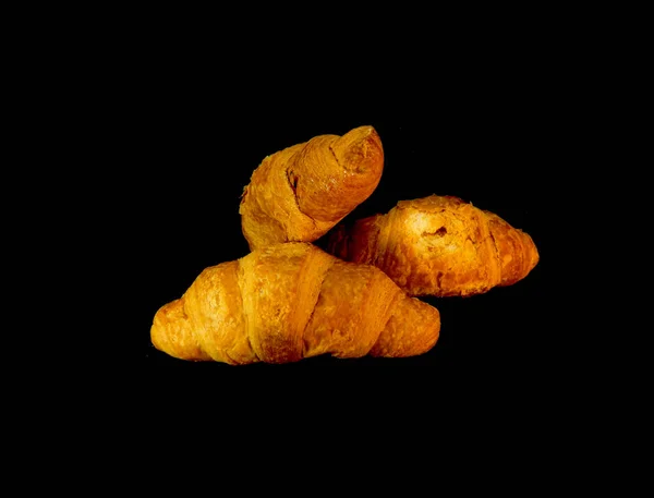 Zencefilli ekmek siyah arkaplanda izole — Stok fotoğraf