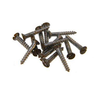 Beyaz arka plan üzerinde izole cıvata