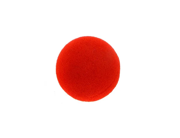 Bola de espuma isolada no fundo branco — Fotografia de Stock