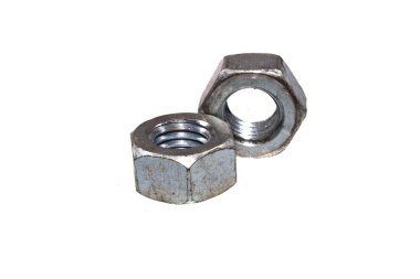 fındık cıvatası beyaz arkaplanda izole