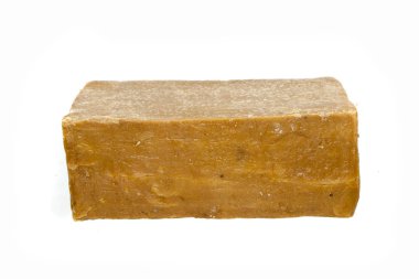 sabun beyaz arkaplanda izole edildi