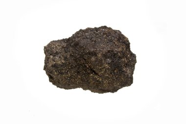 asfalt beyaz arkaplanda izole edildi