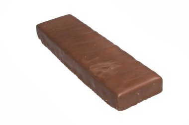 Beyaz arkaplanda izole edilmiş şeker çubuğu