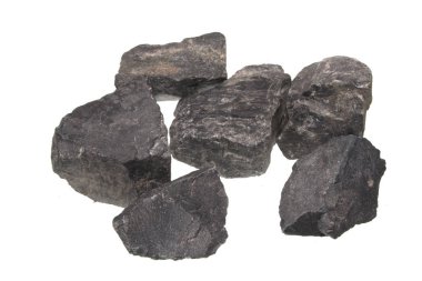 Beyaz arkaplanda izole taş